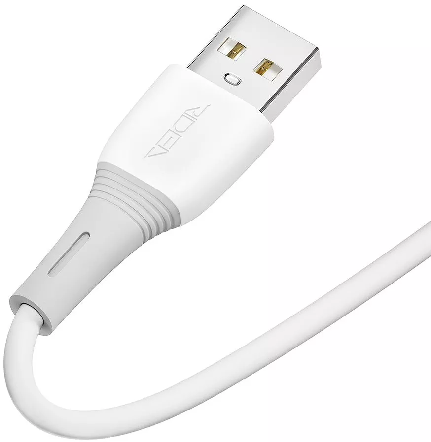 Кабель Ridea RC-SI35 SiliconePro USB-A - Type-C 60w 3a 1м cable White - фото 3