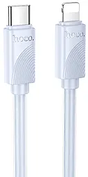Кабель Hoco X114 Energy USB Type-C - Lightning 27w 3a 1м PD сable Sky Blue - фото Кабель Hoco X114 Energy USB Type-C - Lightning 27w 3a 1м PD сable Sky Blue