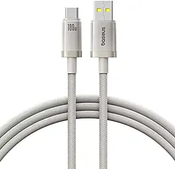 Кабель Baseus Titanium USB-A - Type-C 100w 5a 2м cable Gold (P10378102G21-02) - фото Кабель Baseus Titanium USB-A - Type-C 100w 5a 2м cable Gold (P10378102G21-02)