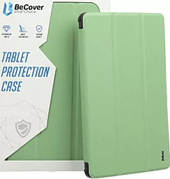 Чехол для планшета BeCover Soft Edge с креплением для стилуса для Lenovo Tab M10 Plus TB-125F (3rd Gen) 10.61" Green (708333) - фото Чехол для планшета BeCover Soft Edge с креплением для стилуса для Lenovo Tab M10 Plus TB-125F (3rd Gen) 10.61" Green (708333)