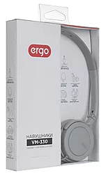 Навушники Ergo VM-330 Grey - мініатюра 5