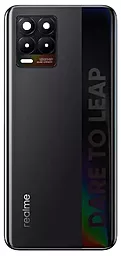 Задняя крышка корпуса Realme 8 4G со стеклом камеры (108MP) Cyber Black