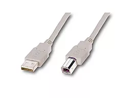 Кабель (шлейф) Atcom USB 2.0 AM/BM 3м Белый