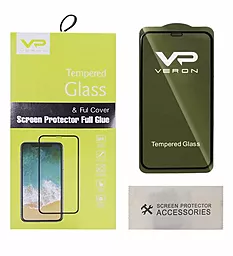 Защитное стекло Veron Slim Full Cover Apple iPhone X, iPhone XS, iPhone 11 Pro Black
