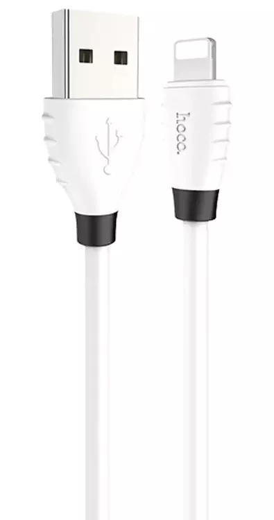 Кабель Hoco X27 Excellent USB-A - Lightning 10w 1.2м cable White - фото 1