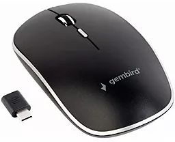Компьютерная мышка Gembird MUSW-4BSC-01 Black - фото Компьютерная мышка Gembird MUSW-4BSC-01 Black