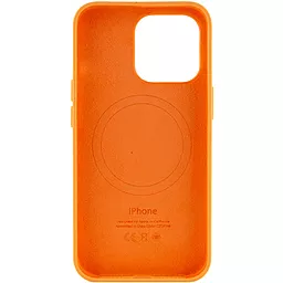 Чехол Apple Silicone Case Full with MagSafe and SplashScreen для Apple iPhone 13 Pro  Marigold - миниатюра 4