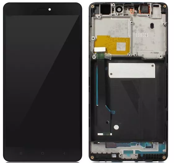 Дисплей Xiaomi Mi4c с тачскрином и рамкой, оригинал, Black - фото 1