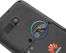 Заміна слота Sim-карти Huawei Ascend P6-U06