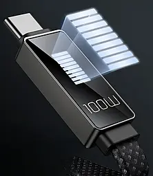 Кабель McDodo LED Display USB-A - Type-C 100w 6a 1.2м cable Black (CA-4980) - миниатюра 8 Кабель McDodo LED Display USB-A - Type-C 100w 6a 1.2м cable Black (CA-4980) - миниатюра 8