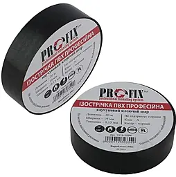 Изолента ProFix 0.13мм х 19мм х 20м черная - фото Изолента ProFix 0.13мм х 19мм х 20м черная