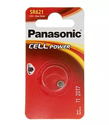 Батарейки Panasonic SR-621EL/1B (364) (164) (AG1) 1шт 1.55 V