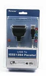 Кабель (шлейф) Viewcon VEN 12 USB1.1-LPT, 1.8м, блистер - миниатюра 2