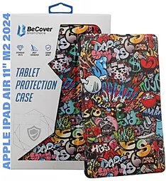 Чехол для планшета BeCover Smart Case для Apple iPad Air 11" M2 2024, M3 2025 Graffiti (711605) - фото Чехол для планшета BeCover Smart Case для Apple iPad Air 11" M2 2024, M3 2025 Graffiti (711605)