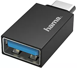 OTG-переходник Hama M-F USB Type-C -> USB-A 3.2 Black (00200311) - фото OTG-переходник Hama M-F USB Type-C -> USB-A 3.2 Black (00200311)