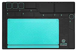 Коврик термостойкий GSM Forsage (578х378мм, до 500?, магнитный органайзер) Black - фото Коврик термостойкий GSM Forsage (578х378мм, до 500?, магнитный органайзер) Black