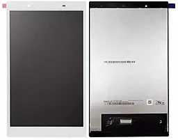 Дисплей для планшета Lenovo Tab 4 8 TB-8504N, TB-8504P, TB-8504F, TB-8504X (зеленая плата) с тачскрином и рамкой, оригинал, White - фото Дисплей для планшета Lenovo Tab 4 8 TB-8504N, TB-8504P, TB-8504F, TB-8504X (зеленая плата) с тачскрином и рамкой, оригинал, White