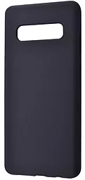 Чехол Wave Full Silicone Cover для Samsung Galaxy S10 Plus Black