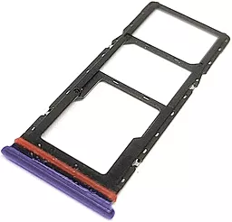Слот (лоток) SIM-карти Infinix Hot 11S / Hot 11S NFC та картки пам'яті Dual SIM Purple