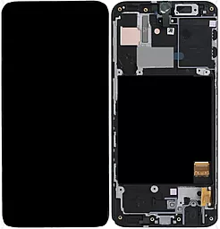 Дисплей Samsung Galaxy A40 A405 с тачскрином и рамкой, (TFT), Black