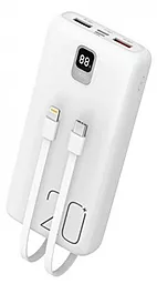 Повербанк XO PR185 20000mAh 22.5W White - фото Повербанк XO PR185 20000mAh 22.5W White