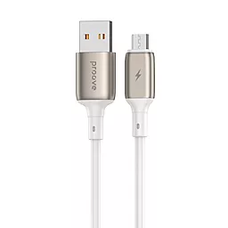 Кабель Proove Flex Metal USB-A - micro USB 12w 2.4a 1м cable White (CCFM20001302) - фото Кабель Proove Flex Metal USB-A - micro USB 12w 2.4a 1м cable White (CCFM20001302)