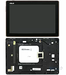 Дисплей для планшета Asus ZenPad 10 Z301ML (расстояние от фронтальной камеры к краю 6мм, #TV101WXM-NU1) + Touchscreen with frame Black, Silver