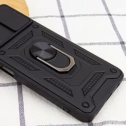 Ударопрочный чехол Camshield Serge Ring for Magnet для Xiaomi Poco M4 Pro 5G Черный - миниатюра 4