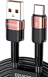 Кабель Essager Star USB-A - Type-C 100w 7a 1м cable brown (EXCT-XC12) - фото Кабель Essager Star USB-A - Type-C 100w 7a 1м cable brown (EXCT-XC12)