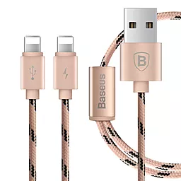 Кабель USB Baseus Portman series Doble Lightning Cable Rose Gold - миниатюра 2