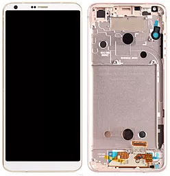 Дисплей LG G6 (H870, H871, H872, H873, AS993, LS993, LGM-G600L, LGM-G600K, LGM-G600S, LGUS997, US997, VS988) з тачскріном і рамкою, оригінал, White - фото Дисплей LG G6 (H870, H871, H872, H873, AS993, LS993, LGM-G600L, LGM-G600K, LGM-G600S, LGUS997, US997, VS988) з тачскріном і рамкою, оригінал, White