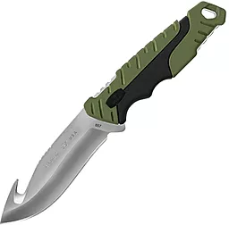 Нож Buck Pursuit Large Guthook (657GRG) Black-green - фото Нож Buck Pursuit Large Guthook (657GRG) Black-green