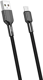 Кабель XO NB182 USB-A - micro USB 12w 2.4a 1м cable Black
