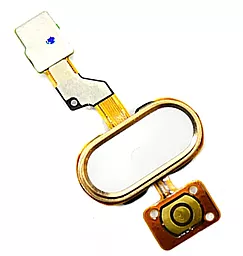 Шлейф Meizu M3s / M3s mini с кнопкой Home, со сканером отпечатка пальца Gold - фото Шлейф Meizu M3s / M3s mini с кнопкой Home, со сканером отпечатка пальца Gold