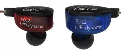 Навушники KZ ED12 Mic Blue-Red - фото 4