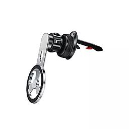 Держатель магнитный WIWU CH026 Car Mount Black - фото Держатель магнитный WIWU CH026 Car Mount Black