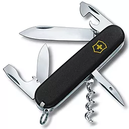 Мультитул Victorinox Spartan Mat (1.3603.3_M0008p) Черный матовый лак желтый логотип - фото Мультитул Victorinox Spartan Mat (1.3603.3_M0008p) Черный матовый лак желтый логотип