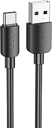 Кабель Hoco X96 USB-A - Type-C 27w 3a 1м cable Black - фото Кабель Hoco X96 USB-A - Type-C 27w 3a 1м cable Black