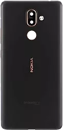 Задняя крышка корпуса Nokia 7 Plus Dual Sim TA-1046 Original Black