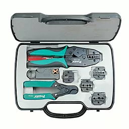 Набор инструментов для обжатия Pro'sKit коаксиального кабеля 6PK-330K - фото Набор инструментов для обжатия Pro'sKit коаксиального кабеля 6PK-330K