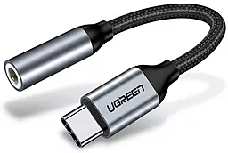 Аудио-переходник Ugreen AV142 USB Type-C to 3.5mm Gray