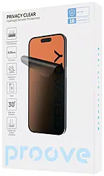 Защитная пленка Proove Hydrogel Screen Protection PRIVACY  Clear