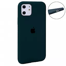 Чехол Silicone Case Full for Apple iPhone 11 Pacific Green