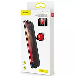 Захисне скло Baseus Curved-Screen Tempered Glass Crack-Resistant Glass Apple iPhone XR Black (SGAPIPH61PE01)