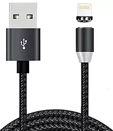 Кабель XoKo SC-355i Magneto USB-A - Lightning 12w 2.4a 1м cable Black (SC-355i MGNT-BK) - фото Кабель XoKo SC-355i Magneto USB-A - Lightning 12w 2.4a 1м cable Black (SC-355i MGNT-BK)