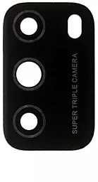 Скло камери Xiaomi Poco M3 без рамки Black - фото Скло камери Xiaomi Poco M3 без рамки Black