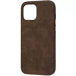 Чехол Epik Croco Leather Apple iPhone 12 mini (5.4")  Brown