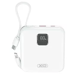 Повербанк XO PR235 10000 mAh 22.5W PD/QC White - фото Повербанк XO PR235 10000 mAh 22.5W PD/QC White