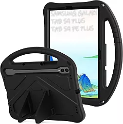 Чехол для планшета BeCover Protected Cover с креплением для Samsung Galaxy Tab S9 Plus (SM-X810/SM-X816), S9 FE Plus (SM-X610/SM-X616) 12.4" Black (711877) - фото Чехол для планшета BeCover Protected Cover с креплением для Samsung Galaxy Tab S9 Plus (SM-X810/SM-X816), S9 FE Plus (SM-X610/SM-X616) 12.4" Black (711877)