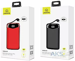 Повербанк Usams US-CD90 10000mAh Red - мініатюра 2 Повербанк Usams US-CD90 10000mAh Red - мініатюра 2